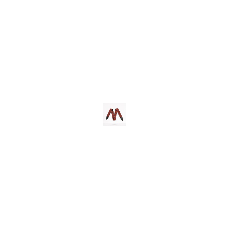 Tahali Festival Strap, Red Mosaic, 2"